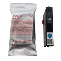 Lexmark Genuine 100 Cyan &amp; Magenta Ink Cartridges NEW - £3.16 GBP