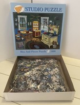 Kitchen Chaos Studio 1000 Piece Jigsaw Puzzle Bits And Pieces Ruane Mann... - £14.34 GBP