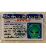 Alien A. Leon MAGNET UFO Operator&#39;s License ID Roswell Area 51 Permit La... - £7.76 GBP