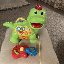 Vtech Chomp &amp; Count Dino Snack on Color and Counting Fun And Small Guita... - £11.24 GBP