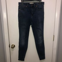 Madewell Size 29 10 Inch High Rise Skinny Jeans in Danny Wash Inseam 28” - $19.79