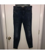 Madewell Size 29 10 Inch High Rise Skinny Jeans in Danny Wash Inseam 28” - $26.94 CAD