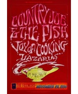 Country Joe Et Le Poisson Affiche Fillmore Joie De Cuisine Lazarus Novem... - £108.18 GBP