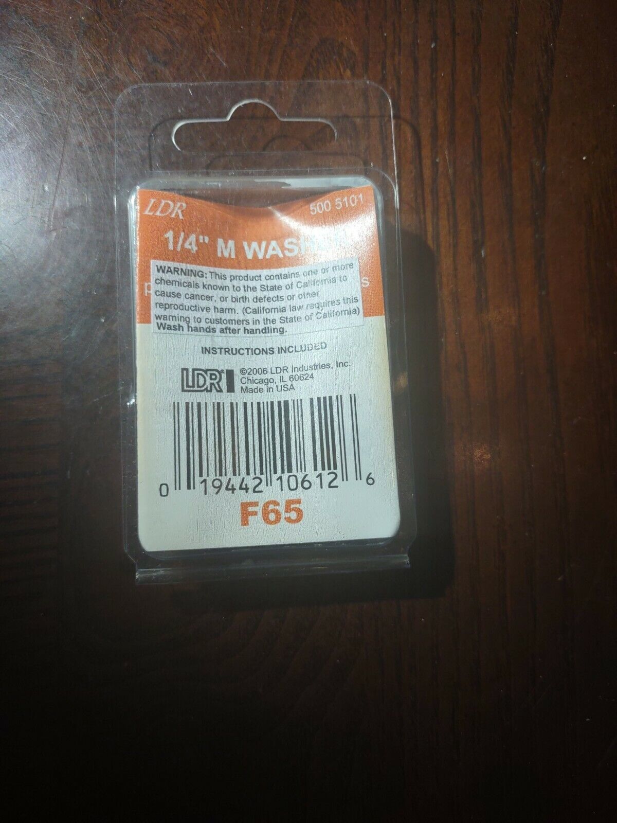 1/4&quot; M Washer - $5.82
