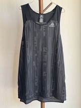Adidas Black and White Electric Reversible Mesh Athletic Tank Vest 2XL - £16.81 GBP