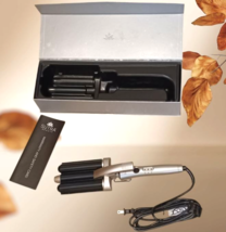 SUTRA Tourmaline Infused Ceram Mermaid Natural Beach Waver Triple Barrel... - $49.01