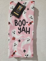 New Cynthia Rowley Halloween Pink Ghost Boo-yah Kitchen Towels Set of 2 - £16.61 GBP
