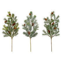 Christmas Decoration Angel Pine Spray -  Assorted colors ,19 inch ,3 Pc - £15.09 GBP