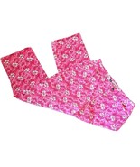 Ladies Capri Pants by Faded Glory Stretch Denim Pink Floral Women&#39;s 10 - £11.05 GBP