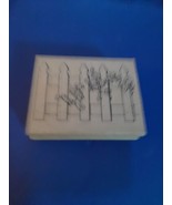Cottage Vine Fence Rubber Stamp  - $12.10 CAD