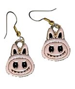 Creepy Cute FUFU MONSTER BUNNY Funky EARRINGS Fang Smile Charm Novelty J... - €5,85 EUR