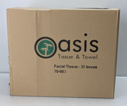 OASIS 100 Sheets 2 Ply Soft White Facial Tissue - Pack of 36 Boxes (70-0... - $866.13 MXN