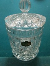 Crystal Zujecar Yugoslavia Glass Covered BOX/CANDY Dish Diamond Design PICK1 - £101.02 GBP