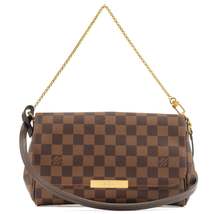 Louis Vuitton Damier Ebene Canvas Favorite MM Shoulder Bag - £1,728.41 GBP