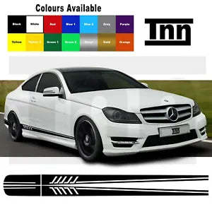 Side Stripe For AMG C63 Edition 1 Decals Stickers Mercedes Benz C Class W205 204 - $39.99