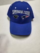 Superbowl Hat Cap NFL Patriots vs Jaguars Superbowl 38 blue - £9.55 GBP