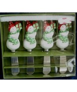 Holiday Snowman Set of Four Frosty Snowman Spreaders - BRAND NEW - BEAUT... - £15.57 GBP