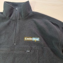 Dunbrooke CODE BLUE Men's Black 1/4 Zip Pockets Pullover Sweatshirt Size Large image 5