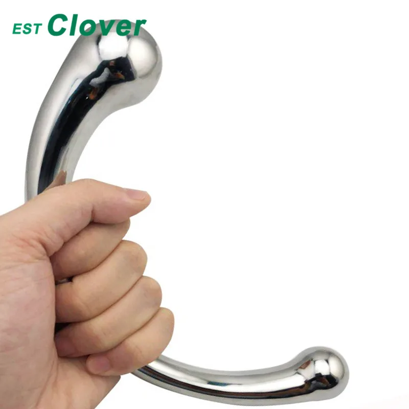 House Home Stainless Steel Double Fake Home P-Spot Mature Toy Mature Mature Hook - £22.39 GBP