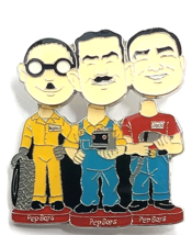 Pep Boys Manny Moe Jack Pin Automotive Mascot Auto Parts Service Store A... - $12.99