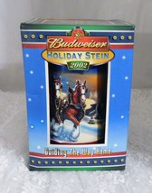 2002 BUDWEISER Holiday Stein In Box w/Certificate - "Guiding the Way Home" - 7" - £11.20 GBP