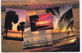 Florida Postcard Sunrises &amp; Sunsets Multi View - $2.05