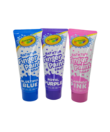 LOT of 3 Crayola Kids Bathtub Finger Paint Soap 3 Fl Oz Tube Pink, Purpl... - £12.46 GBP