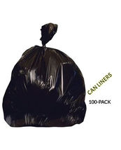 Can Liners Trash Bag Low-Density Waste 55 Gal. 1.50 Mil 36" x 58" Black ... - $39.10