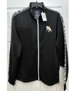 Prps Men&#39;s Brunson Logo Tape Track Jacket in Black-Size Medium - $59.99