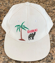 Vtg DUBAI Hat-Snapback-Embroidered Camel Palm Tree - $24.31