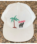 Vtg DUBAI Hat-Snapback-Embroidered Camel Palm Tree - $24.31