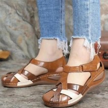 New Summer 2022 Women&#39;s Shoes Wee Heel Color Matching Female Sandals Water Shoes - £88.45 GBP