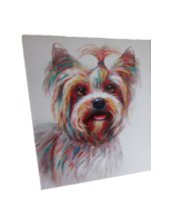 Home Decor  Canvas Painting Shih Tzu Puppy 11 x 14 Textured Artwork Animals - $17.50 CAD