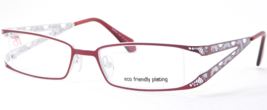 Eyefunc London 347 44 Crimson /WHITE Eyeglasses Glasses Frame 47-16-135 (Notes) - £50.49 GBP