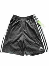 adidas Classic 3 stripes Shorts Youth Big Boys Large Essentials Knit Gra... - £5.30 GBP