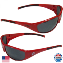 Utah Utes Wrap Sunglasses - UV Protection, Flex Hinges, Team Logo - $42.29