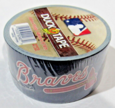 Lot of 12 MLB Atlanta Braves Duck Brand Duck/Duct Tape 1.88&quot; wide x 10 Yard Long - £55.03 GBP