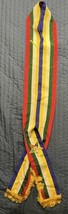 Acoy Publishing Order Of The Eastern Star Officer Sash Five Colors Red L... - $24.75