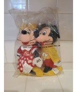 Spirit of Mickey Mouse &amp; Minnie Disney Store Beanie Plush Set of 2 NIB New - $15.85