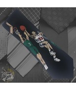 City One Black Basketball Players Printed Pointed Necktie Classic Novelt... - $16.00