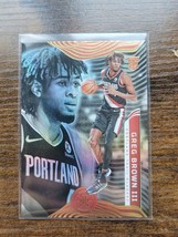 2021-2022 Panini Illusions #190 Greg Brown III - Rookie - Portland - Fresh Pull - £2.32 GBP