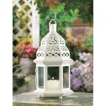 White Moroccan Style Lantern - $34.00