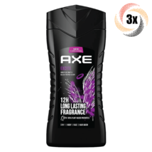 3x Bottles AXE Excite Coconut & Black Pepper Scent 3in1 | 250ml | Fast Shipping - £19.97 GBP