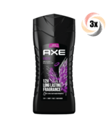 3x Bottles AXE Excite Coconut &amp; Black Pepper Scent 3in1 | 250ml | Fast S... - $25.94