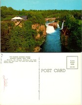 New York(NY) Ausable Chasm Entrance Building Water Falls Cliffs Vintage ... - $9.40