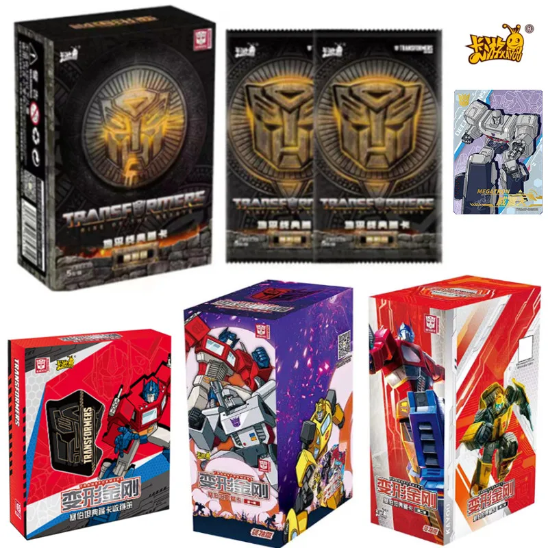 Latest KAYOU Genuine Transformers Card Optimus Prime Megatron Bumblebee Anime - £22.69 GBP+