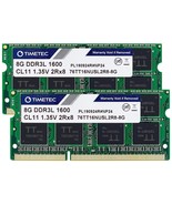 Timetec 16GB KIT(2x8GB) DDR3L / DDR3 1600MHz (DDR3L-1600) PC3L-12800 / P... - £31.44 GBP