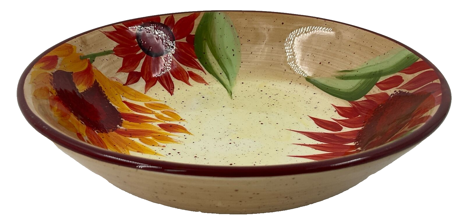 Primary image for Pfaltzgraff Evening Sun Individual Salad Bowl 8" x 2" Ceramic Floral Design EUC