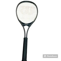 Wilson Defender Tennis Racquet 4-3/8&quot; Inch Original Leather Grip and Dust Cover - £13.62 GBP