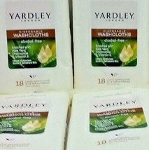 ( Lot 4 ) Disposable Washcloths 18/Pk by Yardley London 12 x 8” Long SEALED - £23.35 GBP